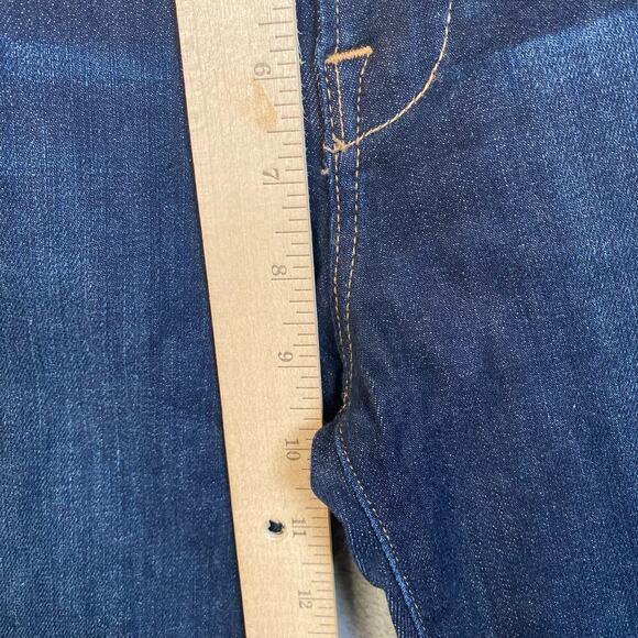 Frame Denim Jeans Women Size 25 Le High Skinny Crop Dark Blue Denim Stretch - Picture 9 of 14